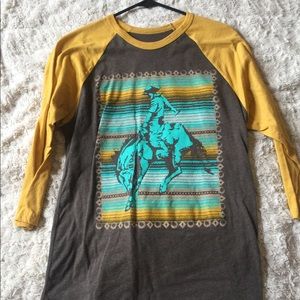 Western style graphic tee